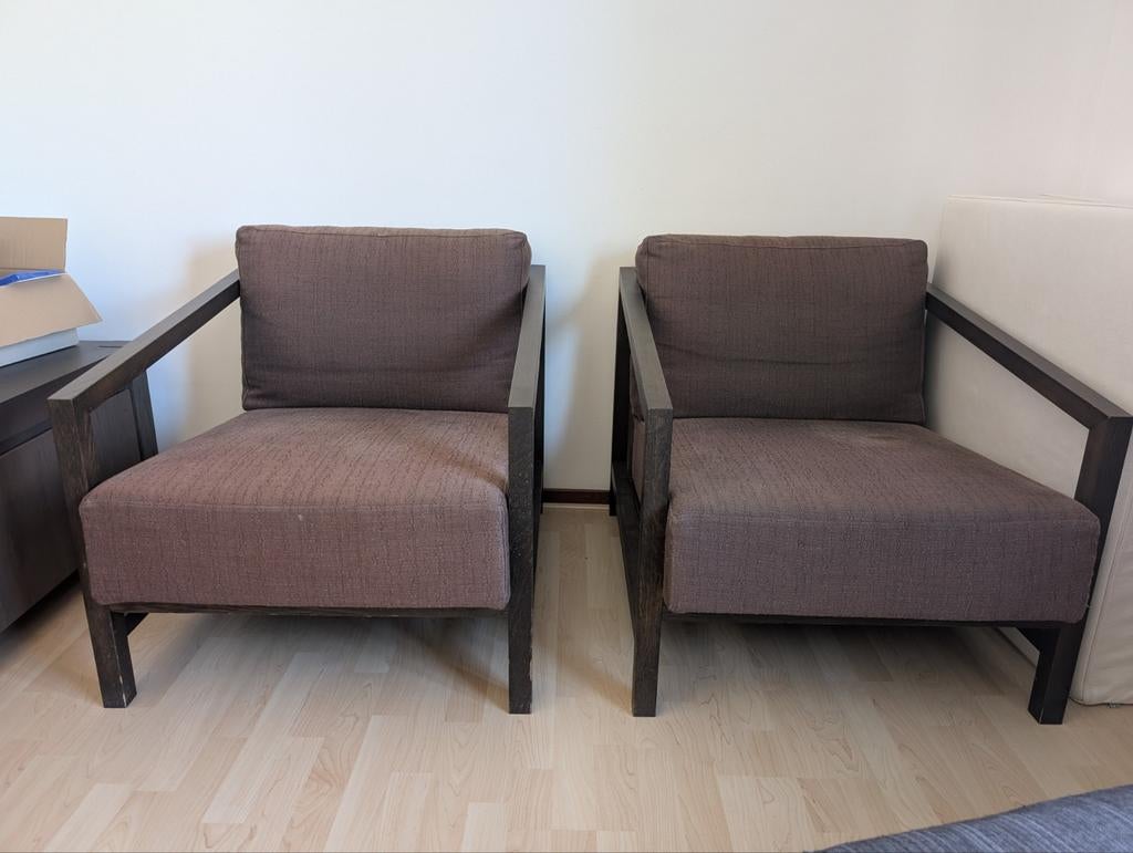 Twee Piet Boon Engel stoelen, Ophalen