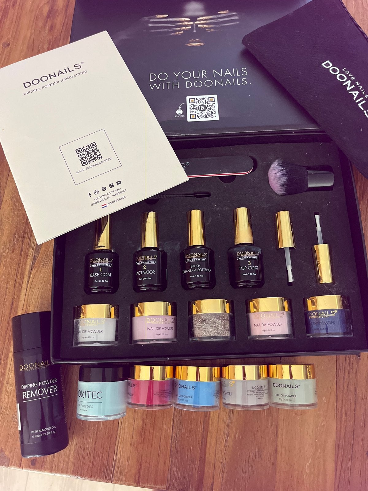 Doonails Dipping Powder Starter Set - Complete Nagelkit, Ophalen of Verzenden, Zo goed als nieuw, Overige typen