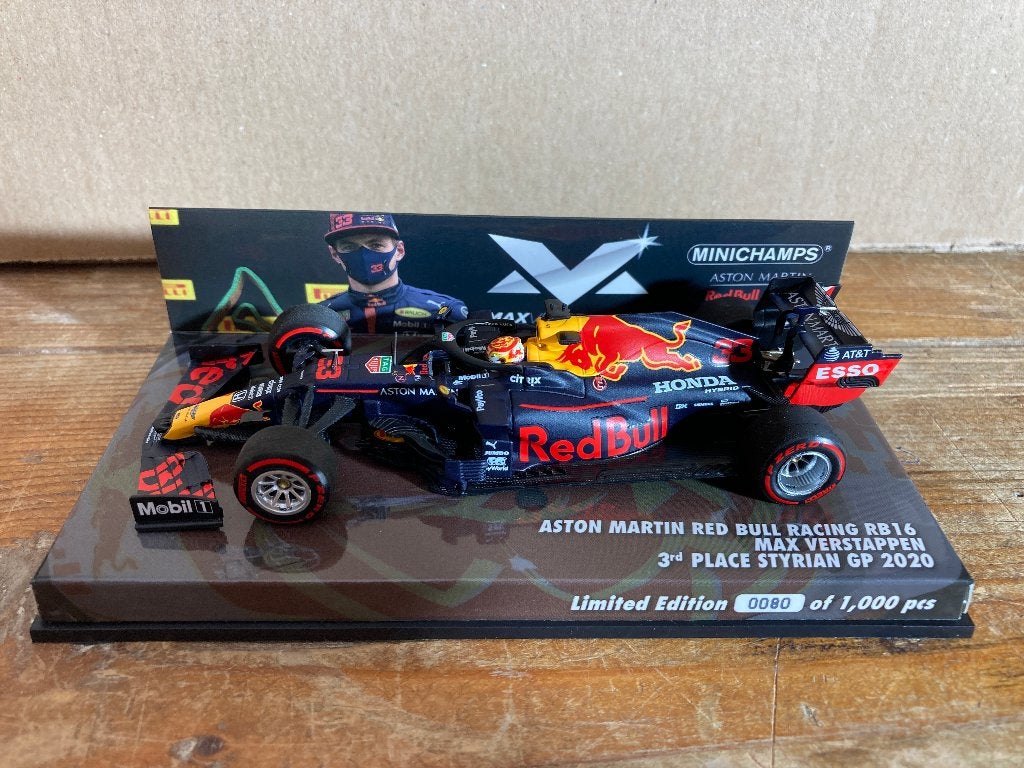 ✅ Max Verstappen 1:43 editie 51 3rd Place Styrian GP 2020, Ophalen of Verzenden, Nieuw, Formule 1