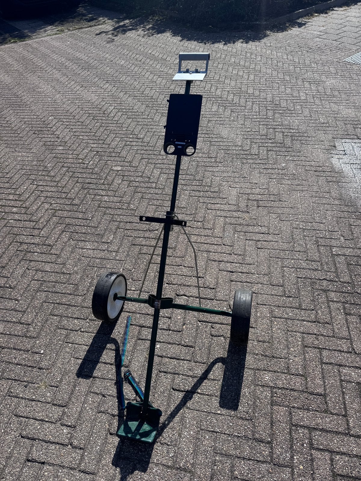 Slazenger inklapbare golftrolley – brede wielen, Ophalen, Gebruikt, Golfkar, Overige merken