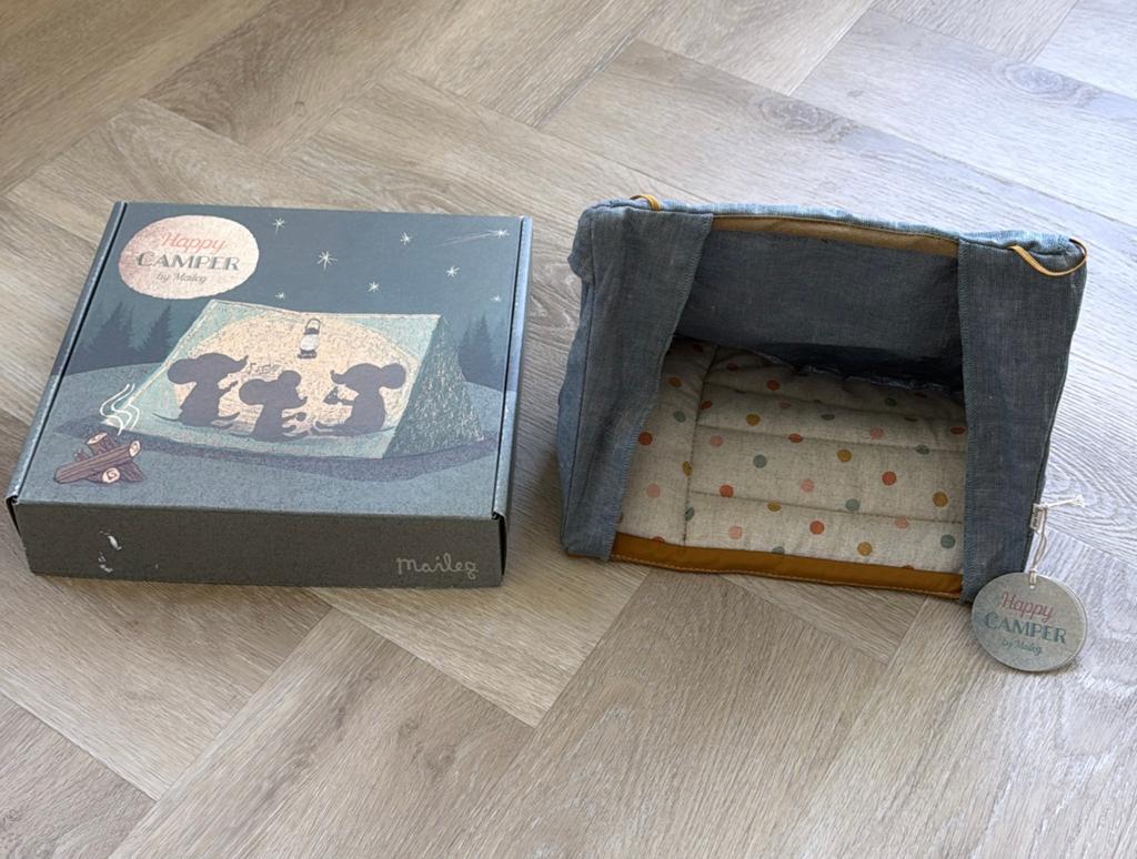 Maileg kampeer tent 23cm NIEUW IN DOOS, Ophalen of Verzenden, Nieuw