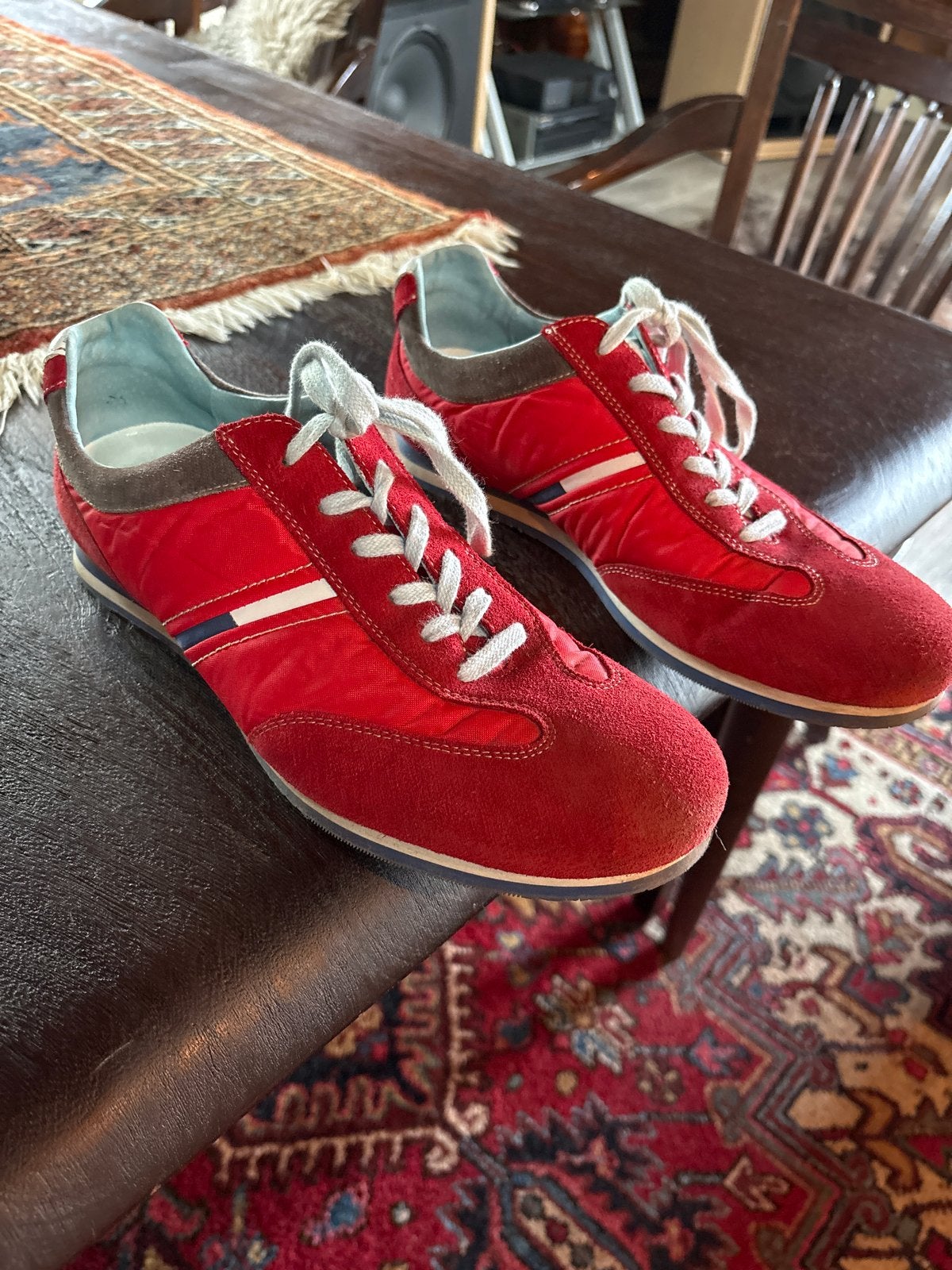 Floris van Bommel Retro Brandweer Sneakers - Zo goed als nie, Ophalen of Verzenden, Zo goed als nieuw, Overige kleuren, Sneakers of Gympen