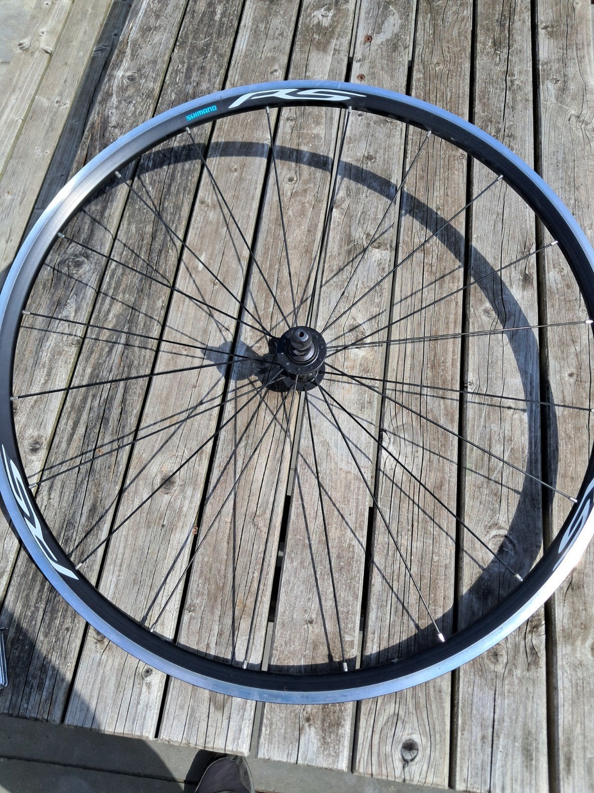 Shimano wiel - Slechts 100km gefietst, Wiel, Ophalen of Verzenden, Zo goed als nieuw, Shimano