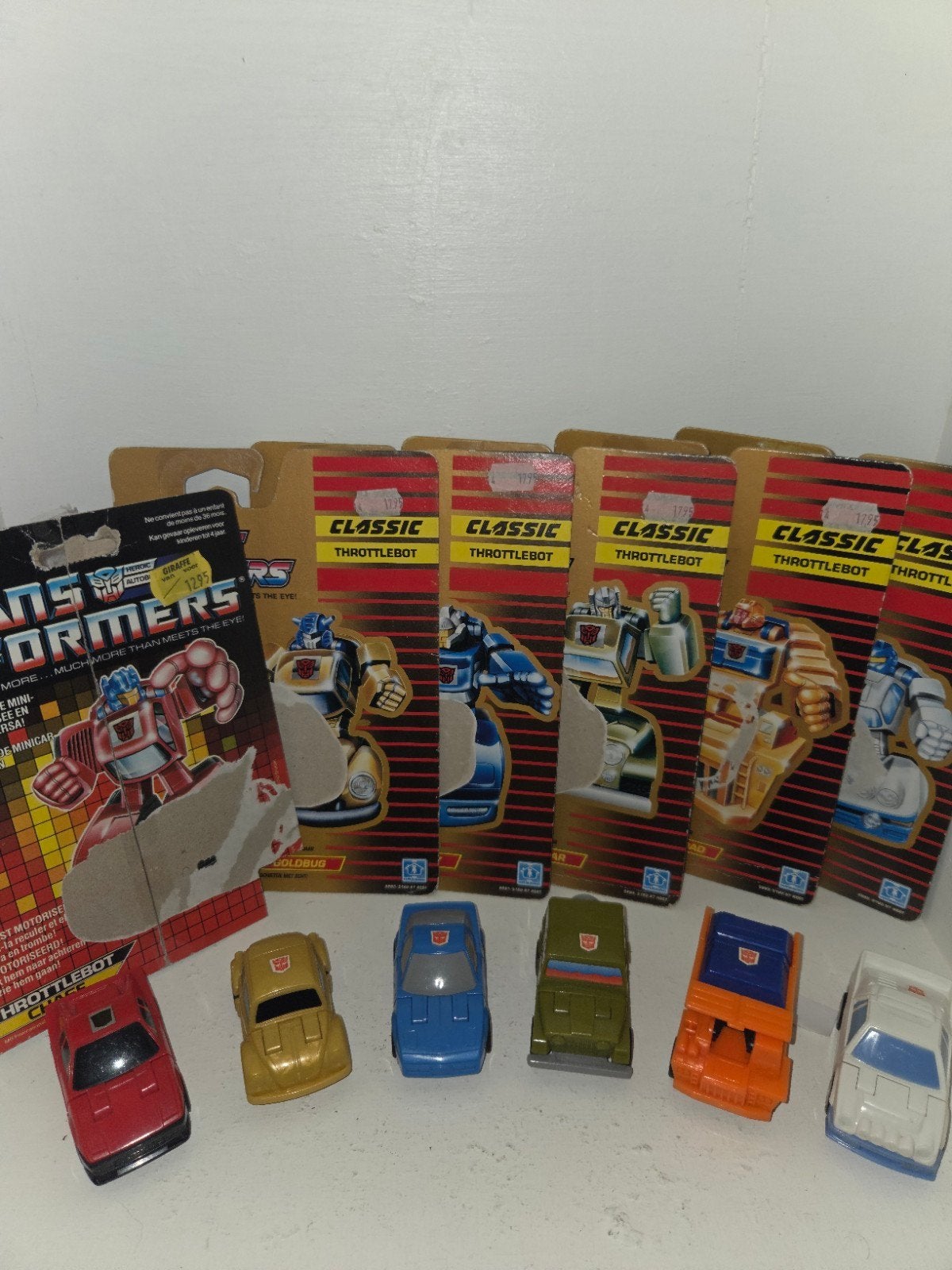 throttlebots transformers, G1, Ophalen of Verzenden, Zo goed als nieuw