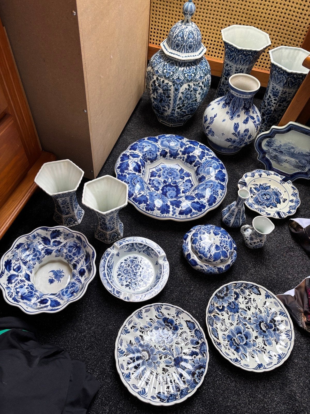 diverse oud delfts, Ophalen