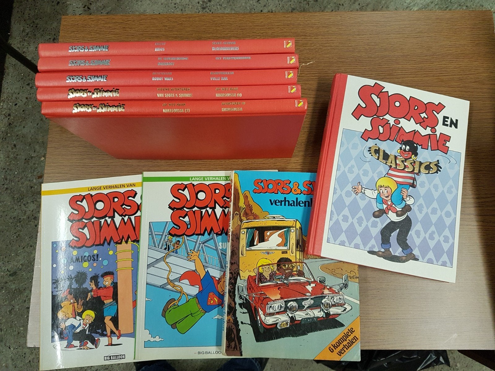 Collectie boeken sjors en sjimmie, Boeken, Ophalen of Verzenden, Zo goed als nieuw, Stripboeken