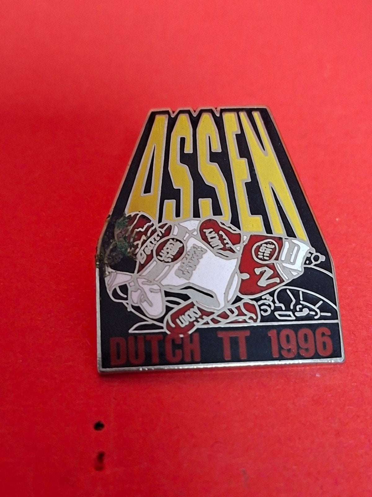Motor Pin DUTCH TT ASSEN 1996, Verzamelen, Speldjes, Pins en Buttons, Ophalen of Verzenden, Zo goed als nieuw, Sport