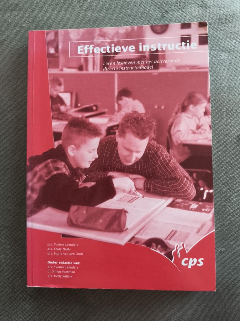 Effectieve instructie: leren lesgeven, Boeken, Studieboeken en Cursussen, HBO, Alpha, Ophalen of Verzenden