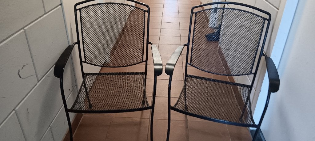 tuinstoelen, Ophalen, Gebruikt, Metaal, Stapelbaar
