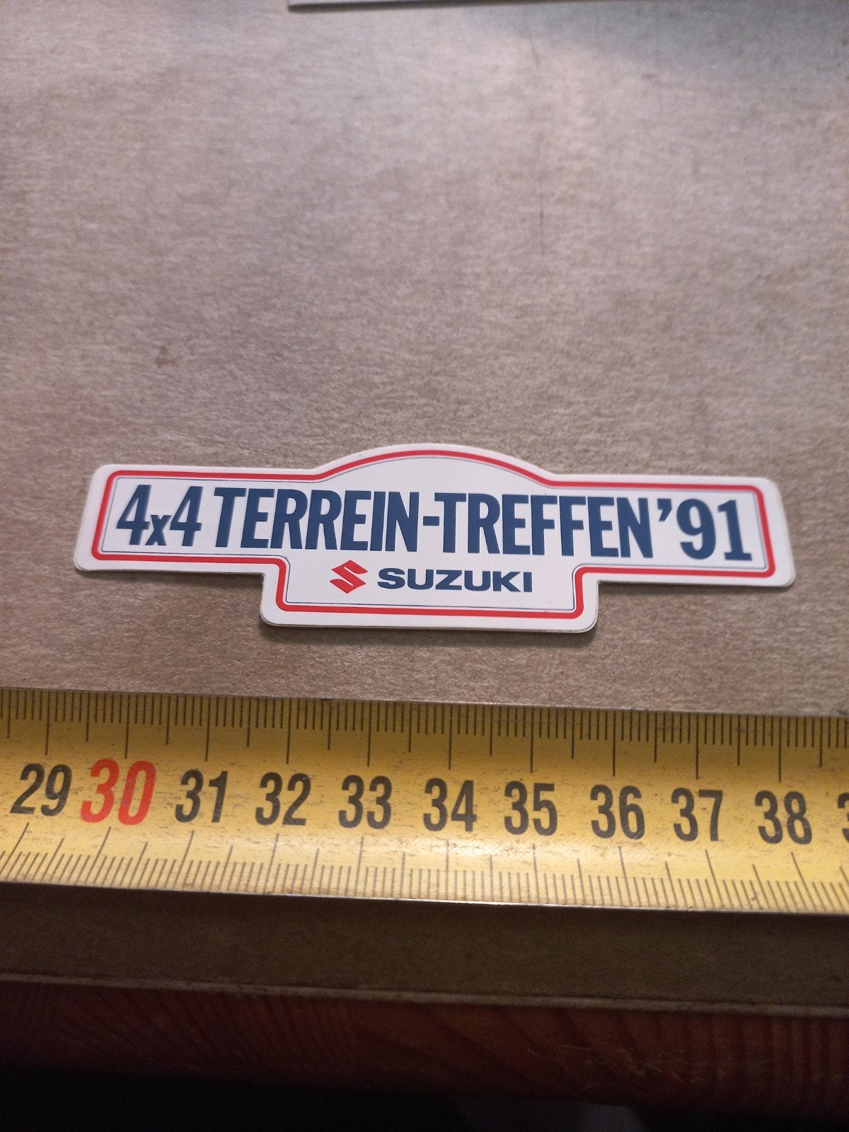 Suzuki 4x4 Terrein-Treffen '91 Sticker, Ophalen of Verzenden