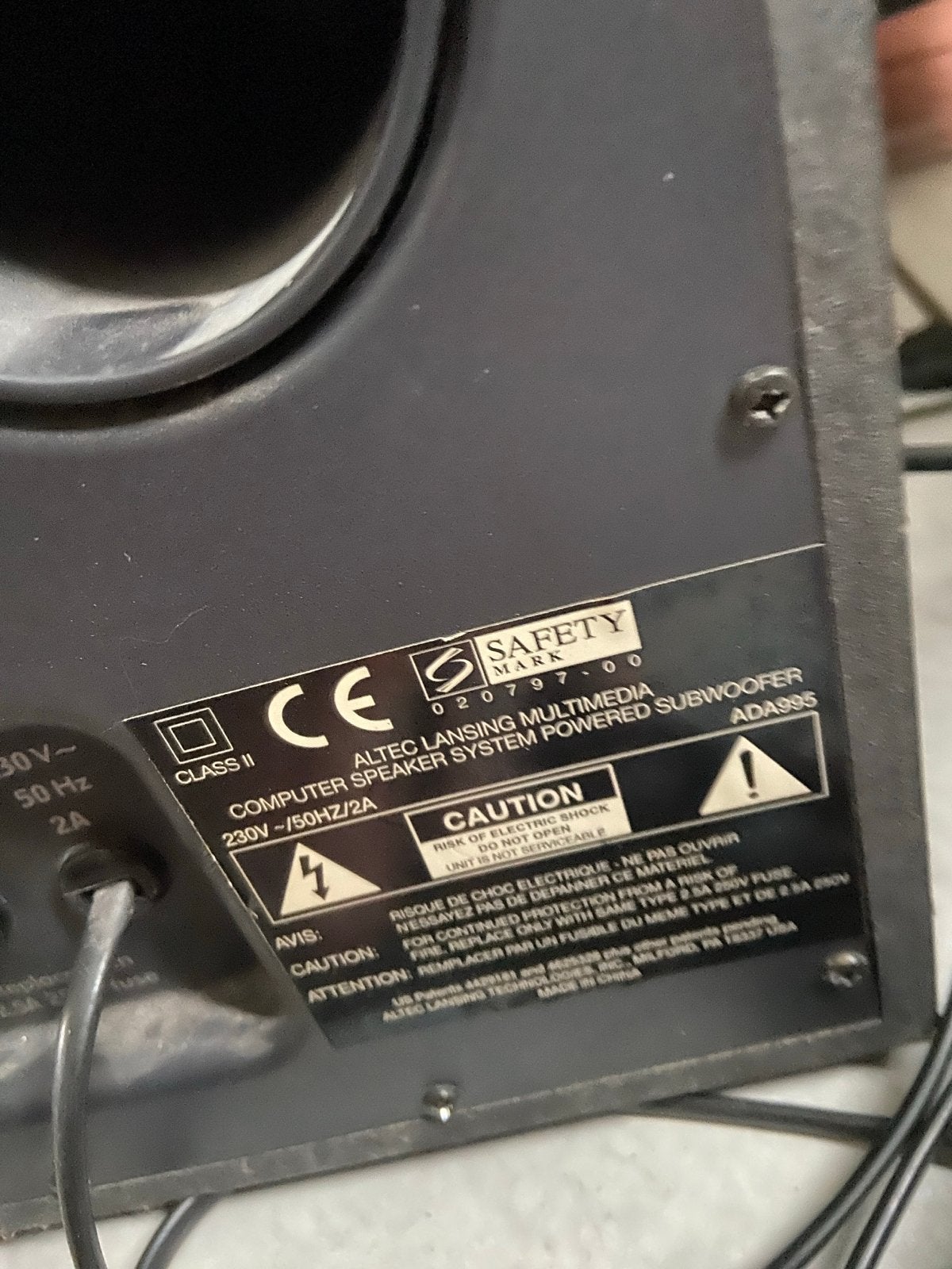 Dell Altec Lansing ADA995 Subwoofer zo snel mogelijk weg aub, Audio, Tv en Foto, Luidsprekers, Stereo speakers, Gebruikt, Geschikt voor surround/home cinema