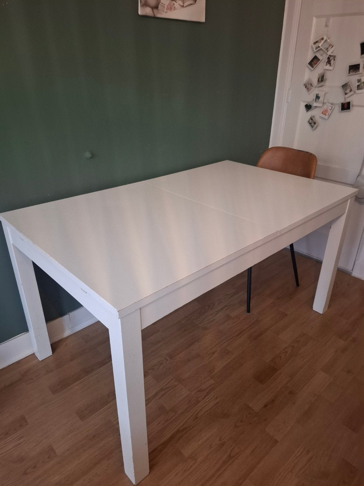 Ikea houte uitschuifbare tafel (bjursta), Ophalen, Gebruikt, 200 cm of meer, 50 tot 100 cm