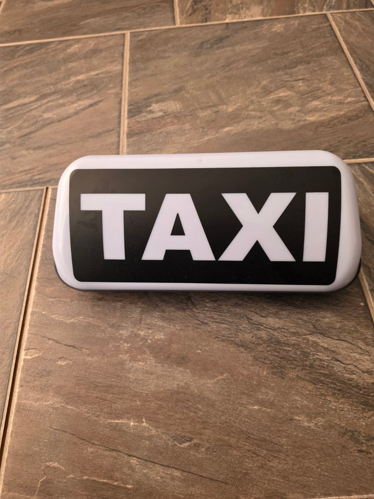 Magnetisch Taxi Bord Zonder Lichtaansluiting, Ophalen of Verzenden, Gebruikt