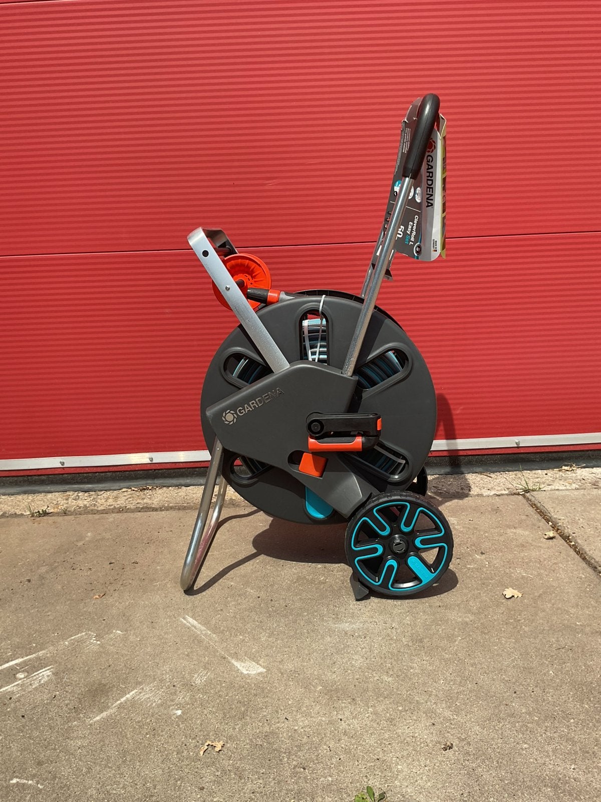 Gardena mobiele haspel en wandslangenbox, Ophalen, Nieuw, Tuinslanghaspel