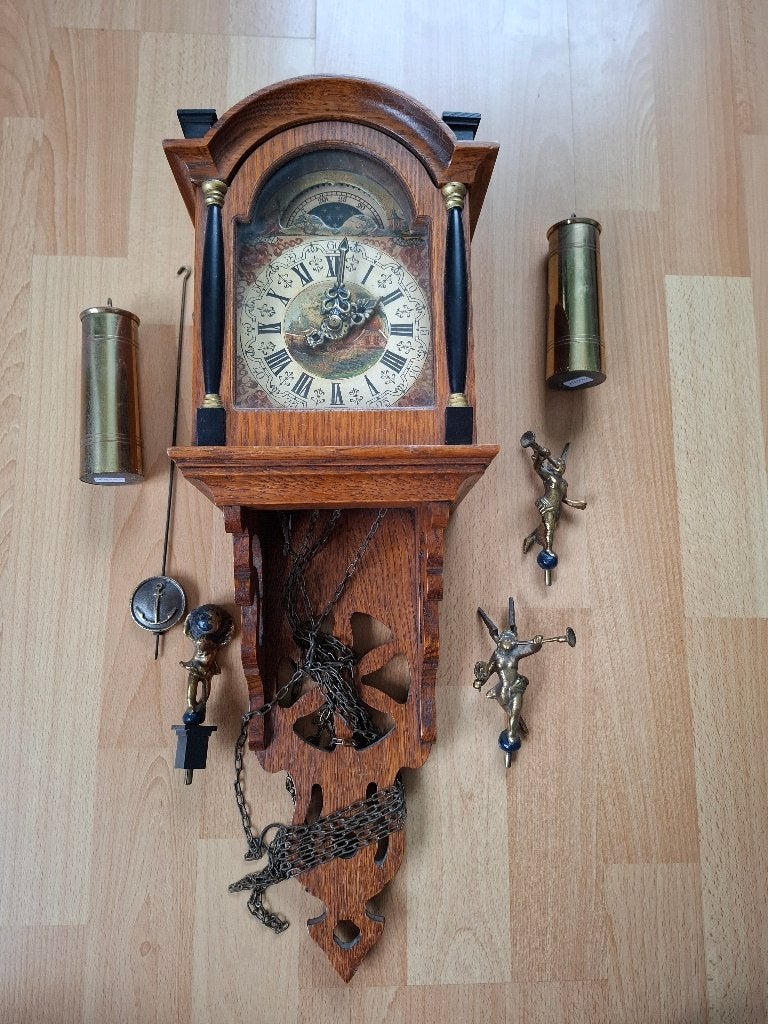 Kleine Vintage Staartklok, Ophalen