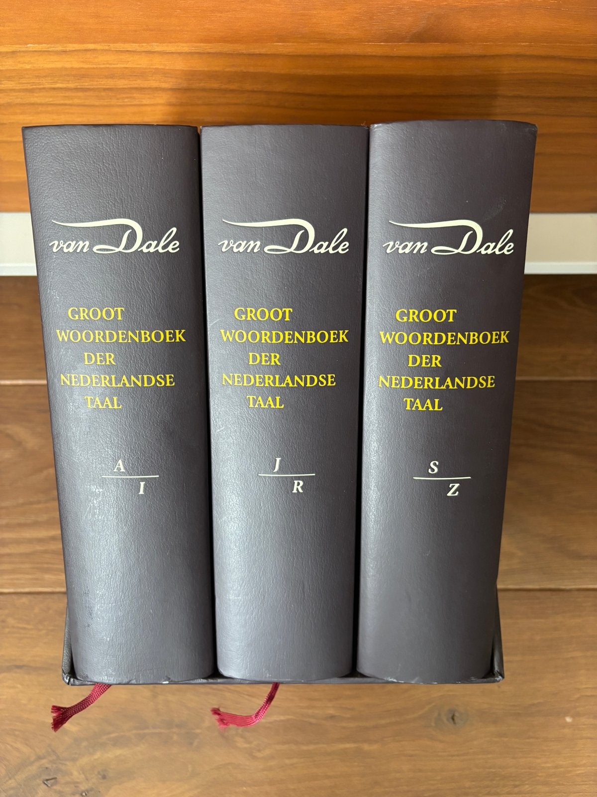 Complete set 'Dikke Van Dale' woordenboeken in foedraal, Boeken, Ophalen of Verzenden, Zo goed als nieuw, Van Dale, Nederlands