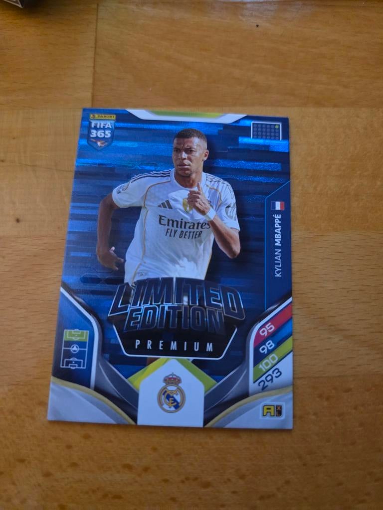 Kylian Mbappé Limited Edition Premium Spelerskaart FIFA 365, Ophalen of Verzenden, Zo goed als nieuw, Buitenlandse clubs, Spelerskaart