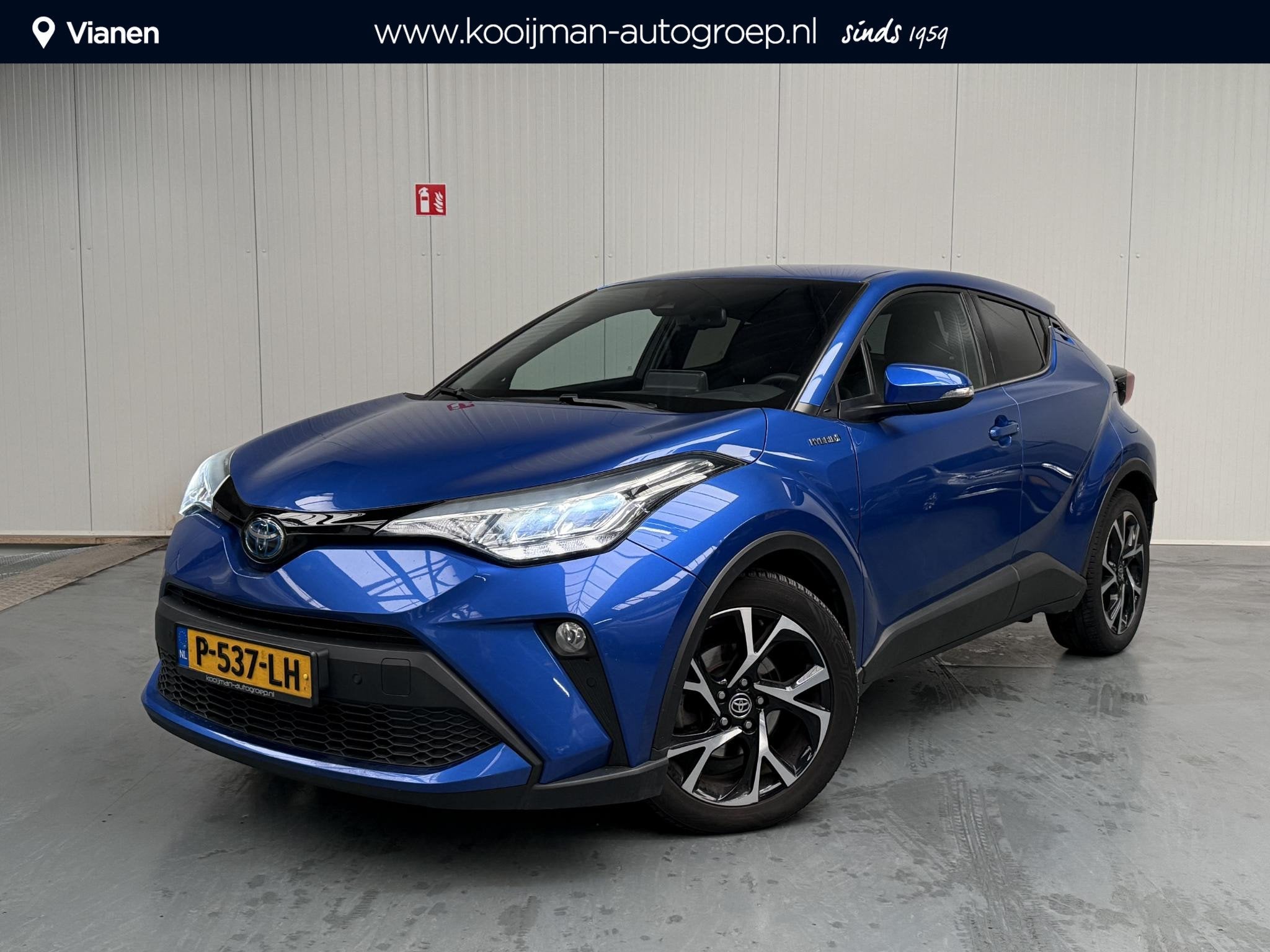 Toyota C-HR 1.8 Hybrid Business Plus, Auto's, Toyota, Stof, Euro 6, 4 cilinders, Blauw