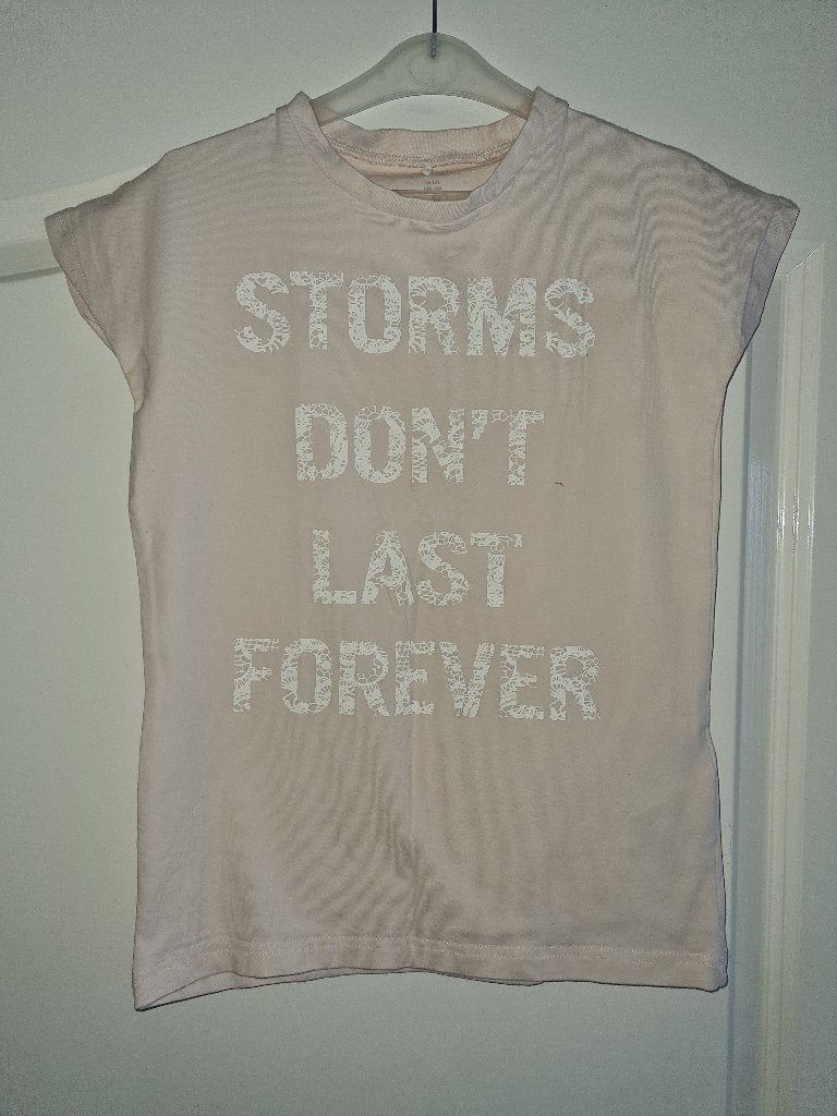 Zacht roze tshirt t-shirt name it 146, Kinderen en Baby's, Kinderkleding | Maat 146, Ophalen, Meisje, Zo goed als nieuw, Shirt of Longsleeve