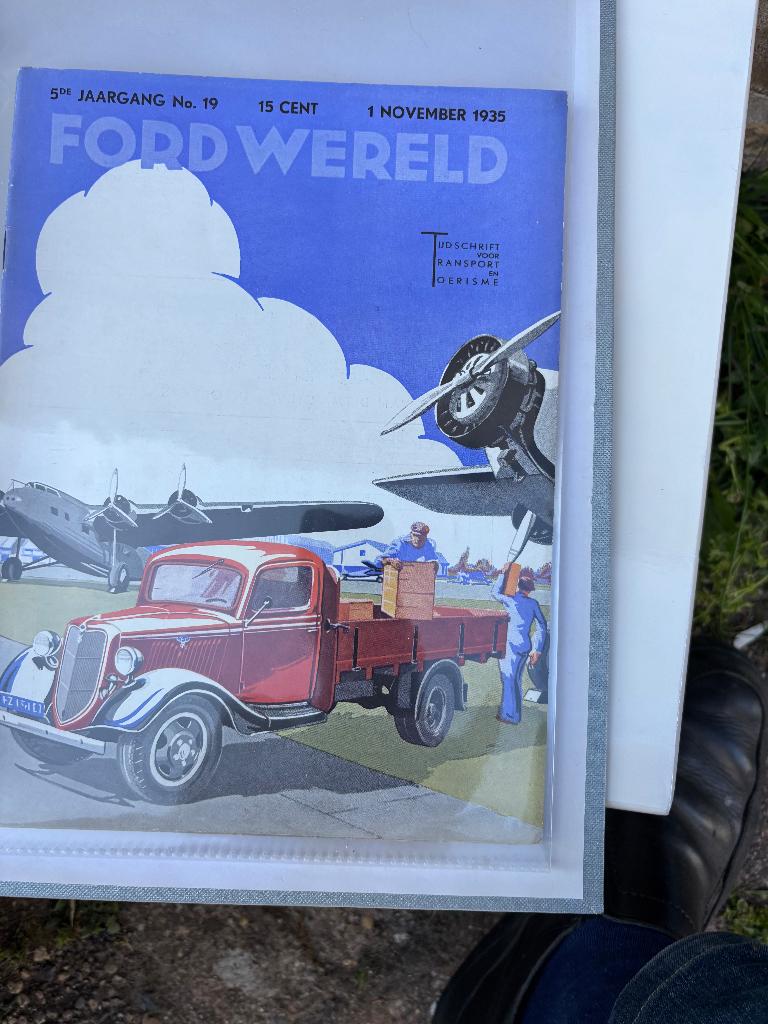 Fordwereld 1935  nr 19, Ophalen of Verzenden, Gelezen, Ford