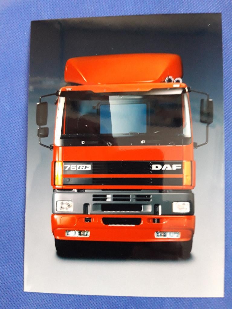 portret foto DAF 75 CF vrachtwagen, in kleur ( + ), Ophalen of Verzenden, Zo goed als nieuw, Auto's