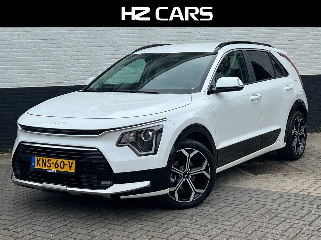Kia Niro 1.6 GDi Hybrid DynamicLine|Camera|Keyless|ACC|Leder, Auto's, Kia, Gebruikt, Zwart, Leder en Stof, Origineel Nederlands