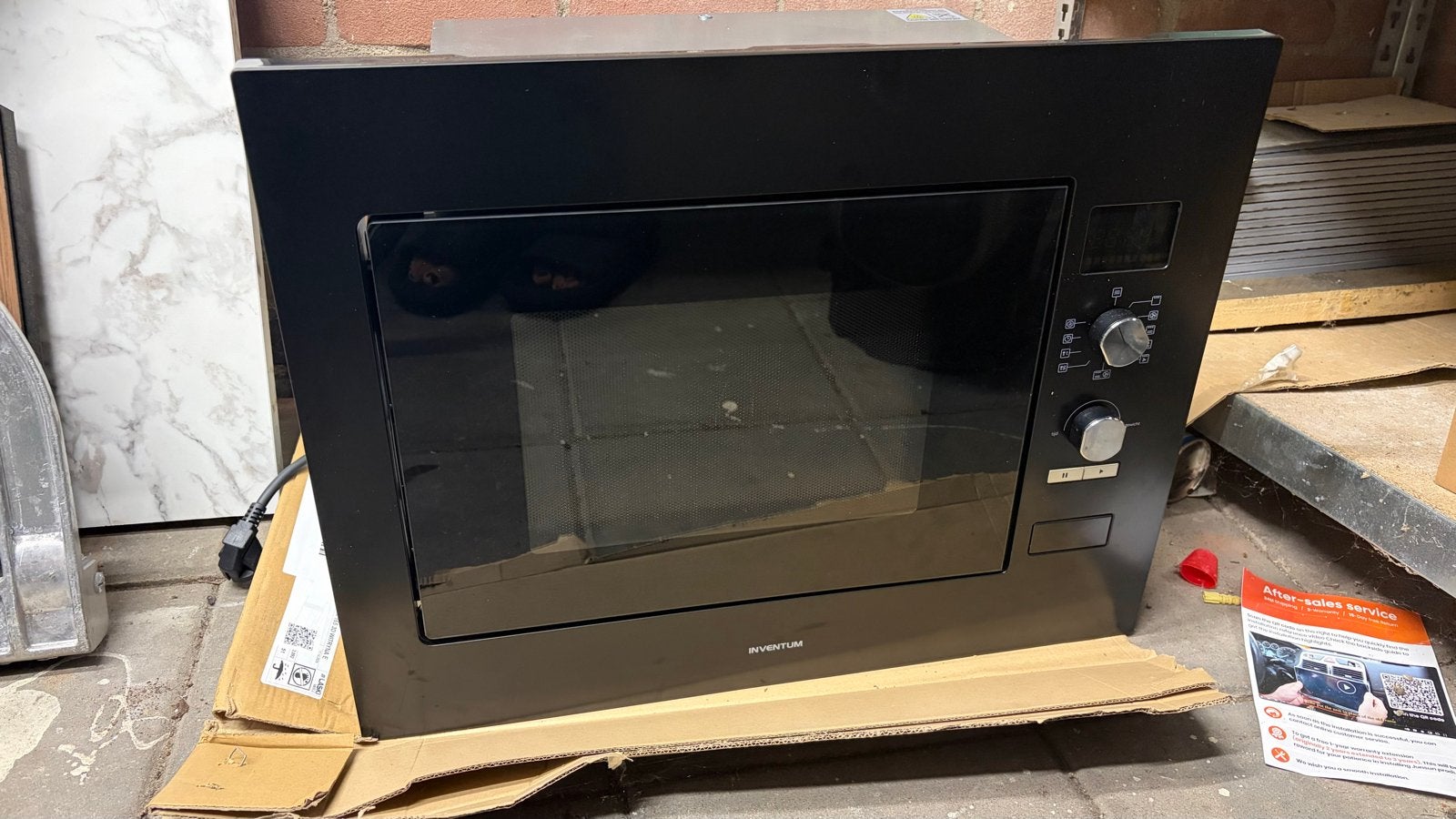 Inventum IMC6132FZWA Inbouw combimagnetron, Witgoed en Apparatuur, Magnetrons, Ophalen, Combimagnetron, 60 cm of meer, Grill
