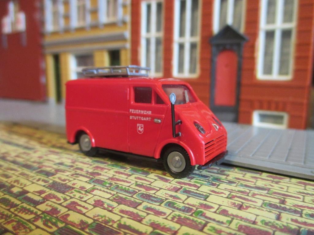 1949-1962 DKW 3=6 F-89L Schnelllaster - brandweer Stuttgart, Ophalen of Verzenden, Gebruikt, Bus of Vrachtwagen