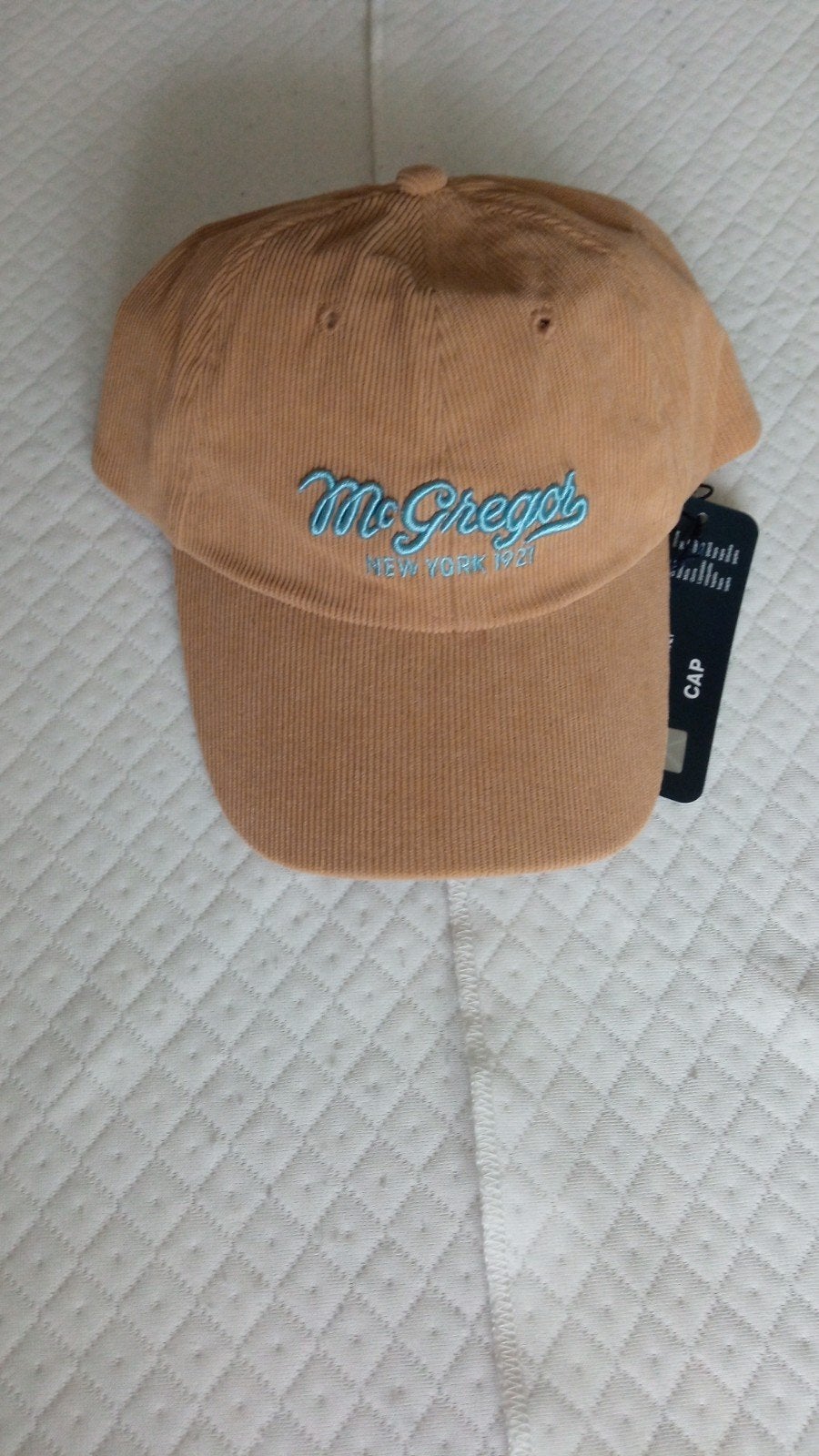 McGregor Corduroy Pet - Beige/Bruin Nieuw, Kleding | Heren, Hoeden en Petten, Nieuw, One size fits all, Pet, Verzenden