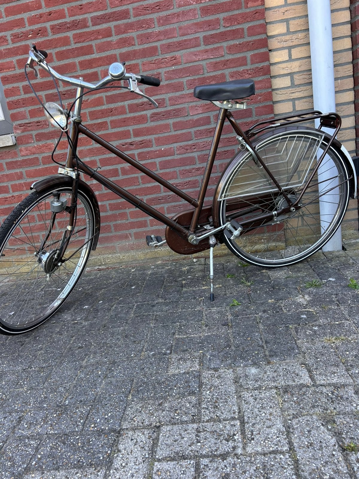 DAMESFIETS (merkloos), Ophalen