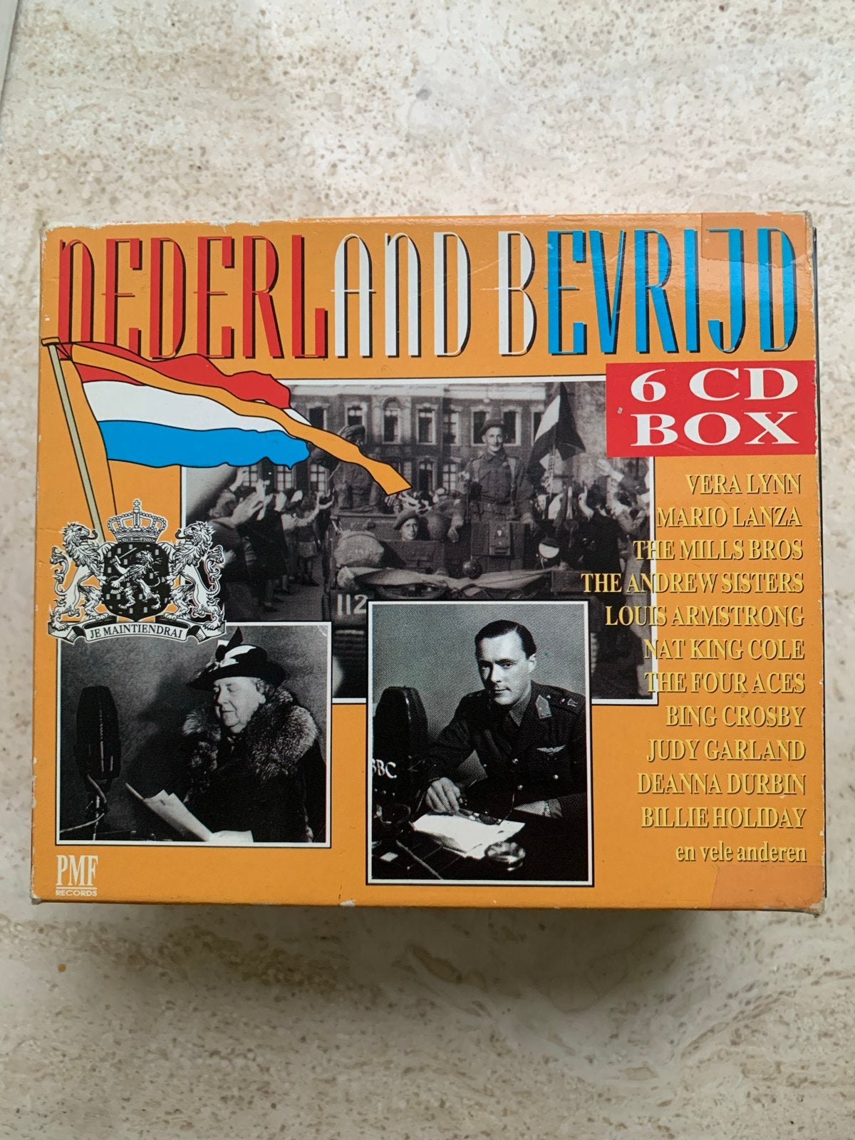 Nederland Bevrijd - Onvergetelijke Liedjes uit de Oorlogsjar, Gebruikt, Boxset, Overige genres, Ophalen of Verzenden