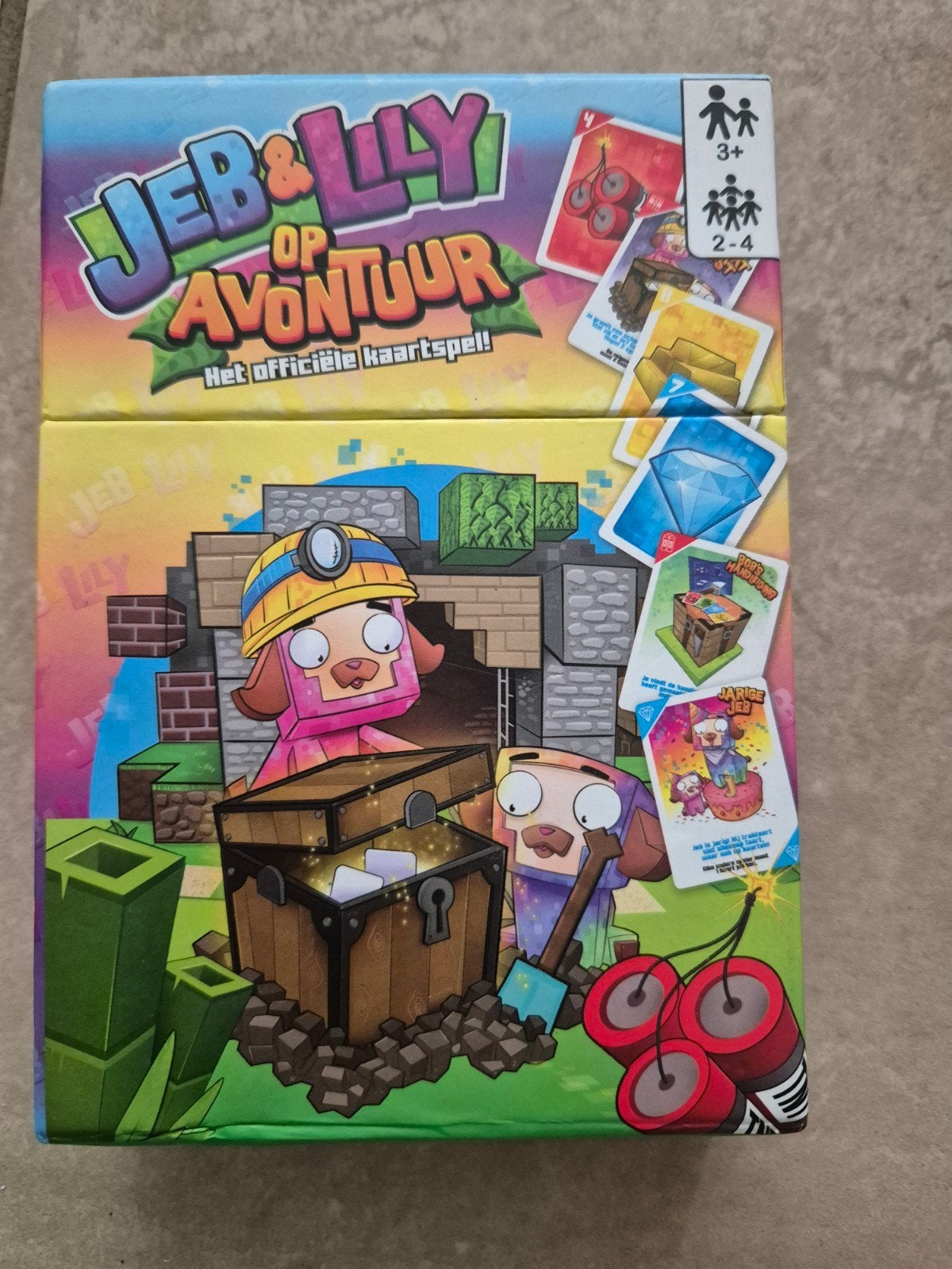 Jeb & Lily op Avontuur Kaartspel - Zeer Goede Staat, Een of twee spelers, Ophalen of Verzenden, Zo goed als nieuw