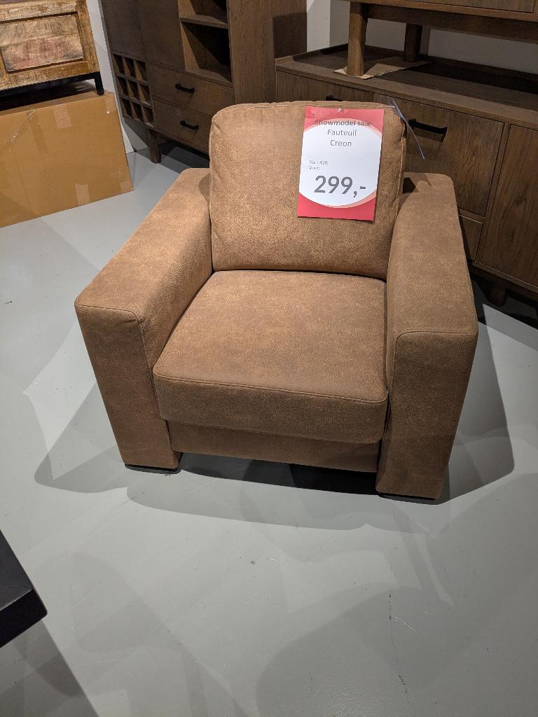 NIEUWE FAUTEUIL VOOR SPOTPRIJS, Ophalen, 75 tot 100 cm, Stof, 50 tot 75 cm
