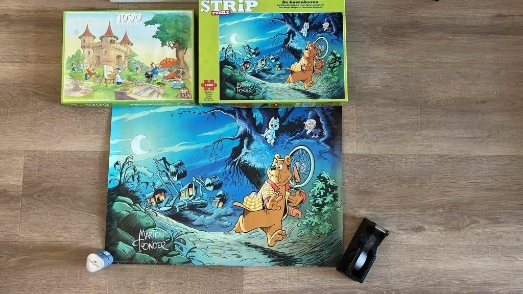 Tom poes en olivier bommel puzzel, Eén stripboek, Ophalen of Verzenden, Gelezen