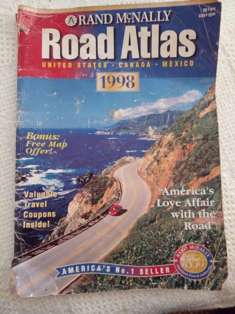 Rand McNally Road Atlas 1998 - VS, Canada, Mexico, Gelezen, Overige atlassen, Ophalen of Verzenden, Wereld