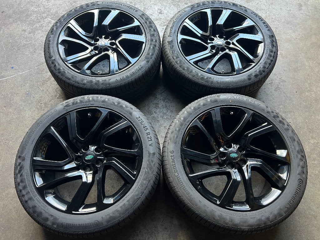 21” Range Rover Sport L494, L405, Discovery 5 Velgen +Banden, Ophalen, Gebruikt, 275 mm, Banden en Velgen