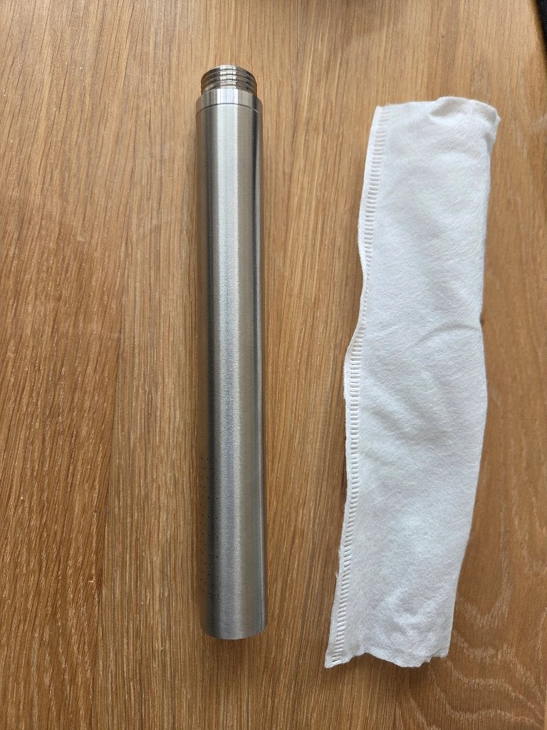 Ivy Concord handdouche staafmodel RVS 316 geborsteld, Ophalen of Verzenden, Nieuw, Rvs, Douche