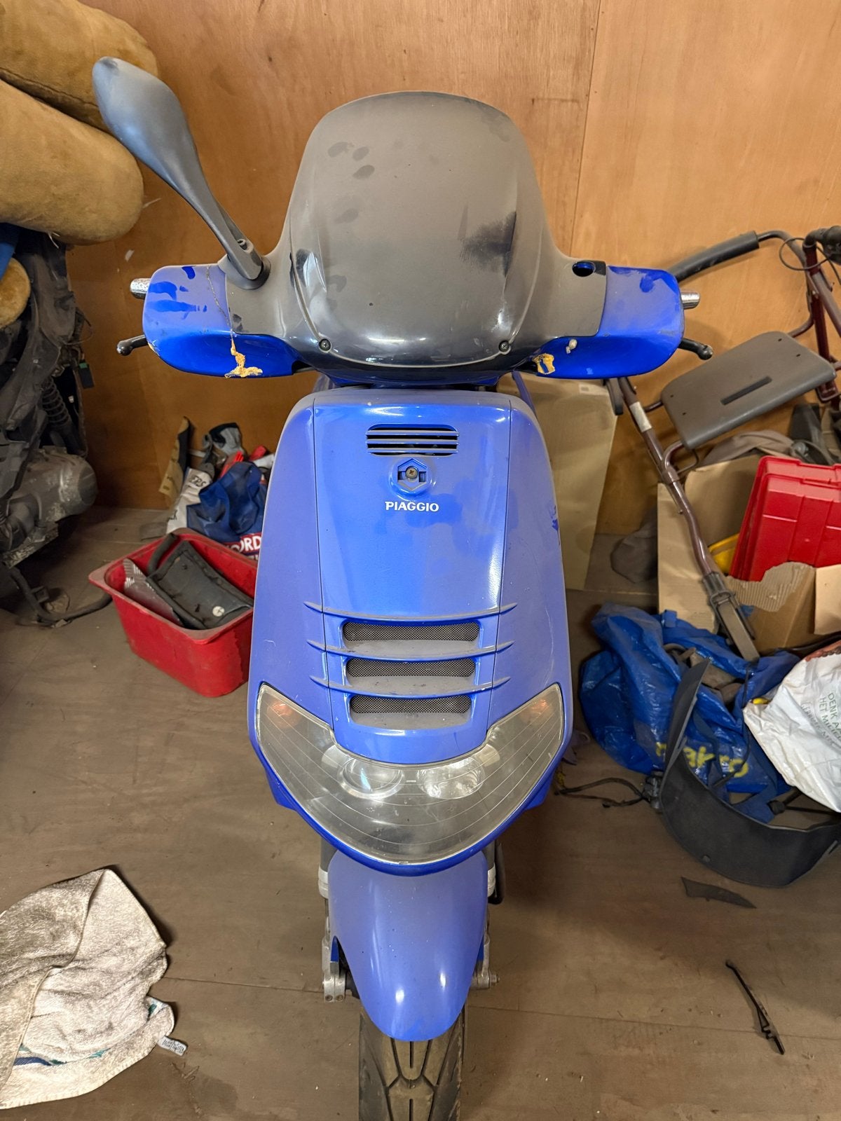 Piaggio Skipper LX 4T - Blauw - Opknapper, Ophalen of Verzenden, Gebruikt, Benzine, Overige modellen