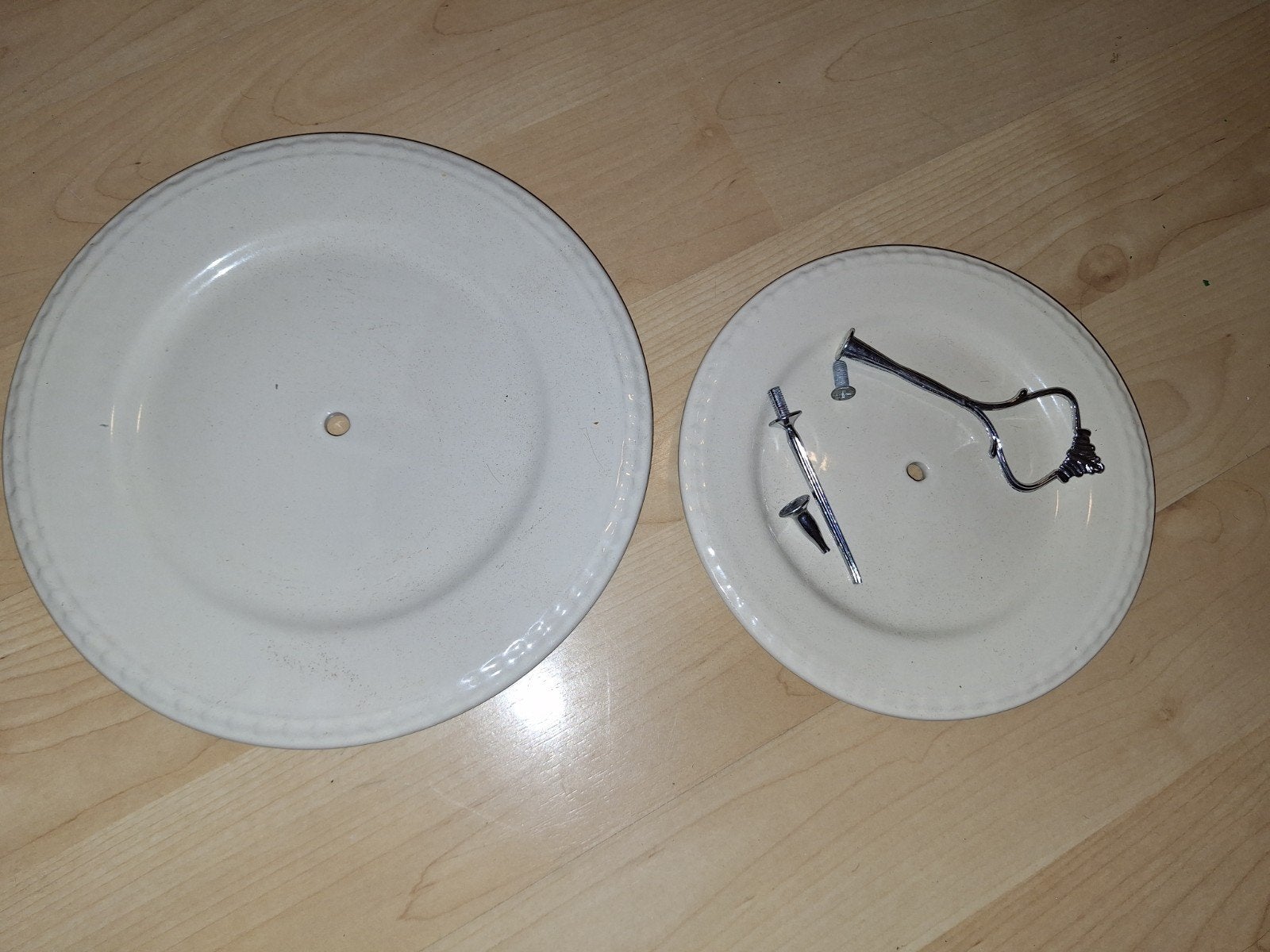 DIY Etagere onderdelen - Maak je eigen taartstandaard, Huis en Inrichting, Keuken | Servies, Ophalen, Gebruikt, Keramiek, Overige typen