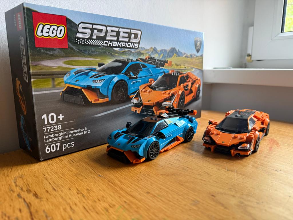 Lego Speed Champions 77238 Lamborghini Revuelto & Huracán ST, Ophalen of Verzenden, Zo goed als nieuw