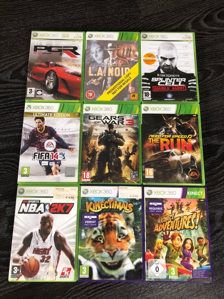 Partij Xbox 360 games, Gebruikt, Vanaf 18 jaar, Overige genres, 1 speler