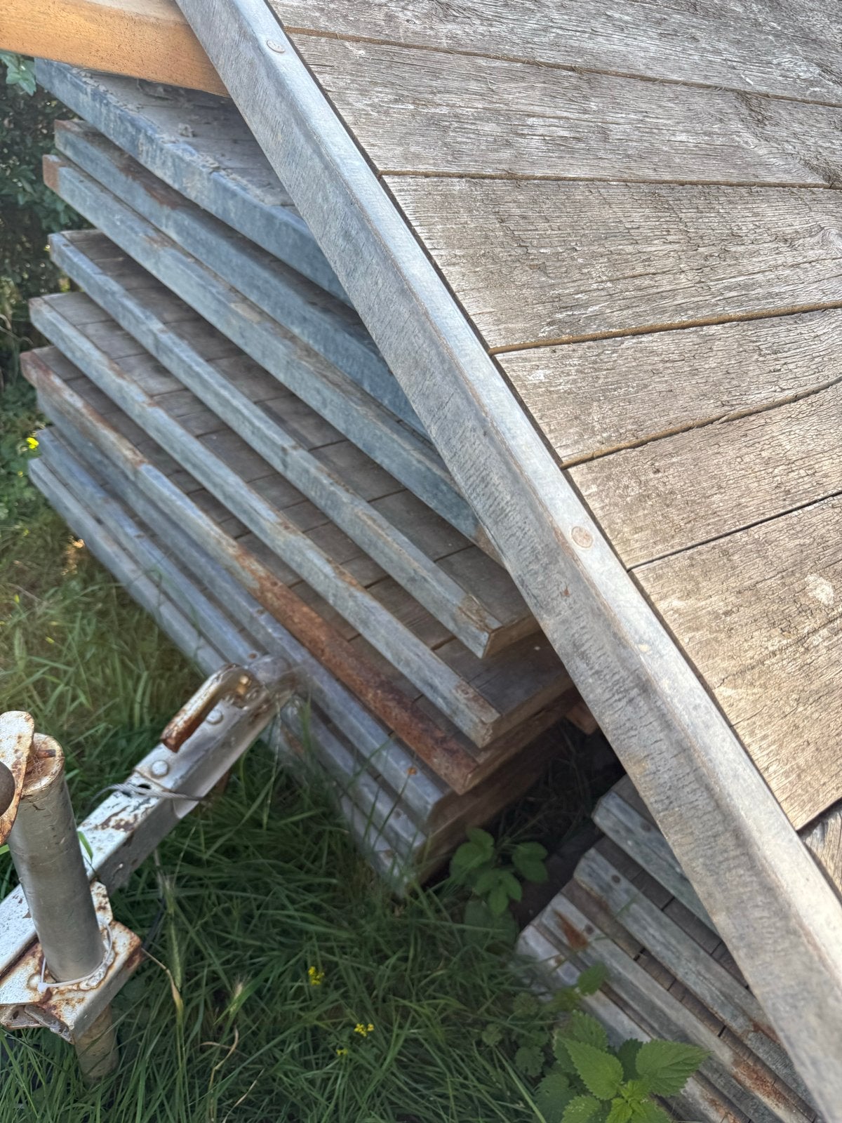 22 Steenschotten - Droog en in goede staat, Doe-het-zelf en Verbouw, Hout en Planken, Ophalen, Gebruikt, Overige houtsoorten, Overige typen