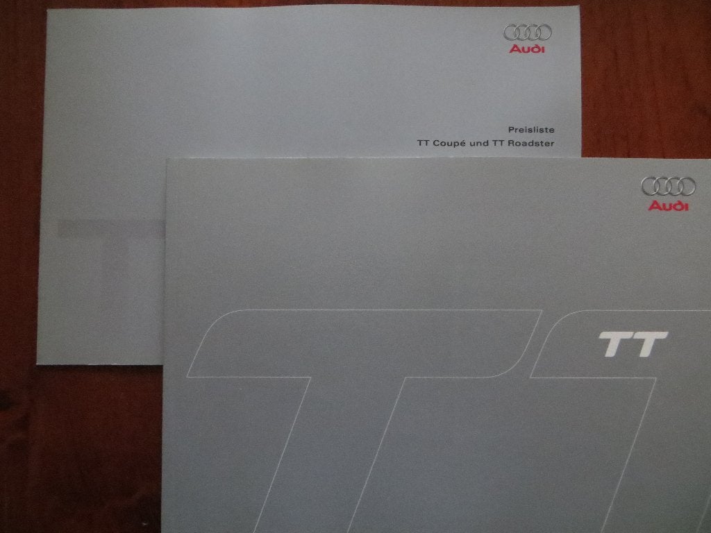 Audi TT Coupé (sept. 2006) + Preisliste, Boeken, Ophalen of Verzenden, Nieuw, Audi