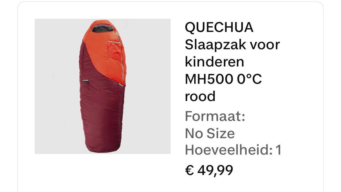 Slaapzak kind, Ophalen of Verzenden, Zo goed als nieuw
