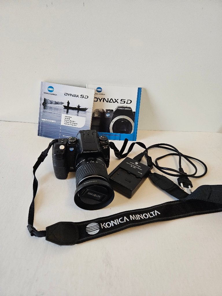 Konica Minolta (2005) 5D Dynax incl lens 18-75mm F3,5, Ophalen, Geheugenkaart, Gebruikt, Minolta