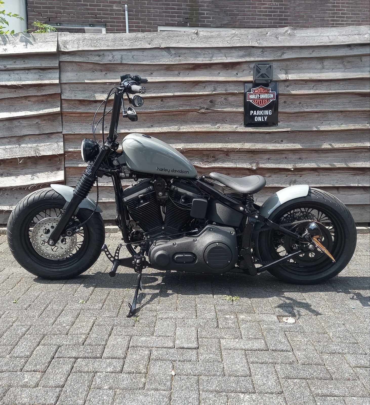 Unieke Harley FXST Softail 1340 Evo Bobber, Motoren, 2 cilinders, 1340 cc, Gebruikt, Particulier
