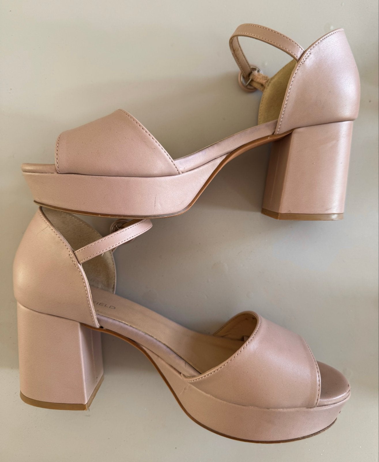 Anna Field Roze Sandalen met Blokhak - Maat 39, Kleding | Dames, Schoenen, Ophalen of Verzenden, Gedragen, Roze, Sandalen of Muiltjes