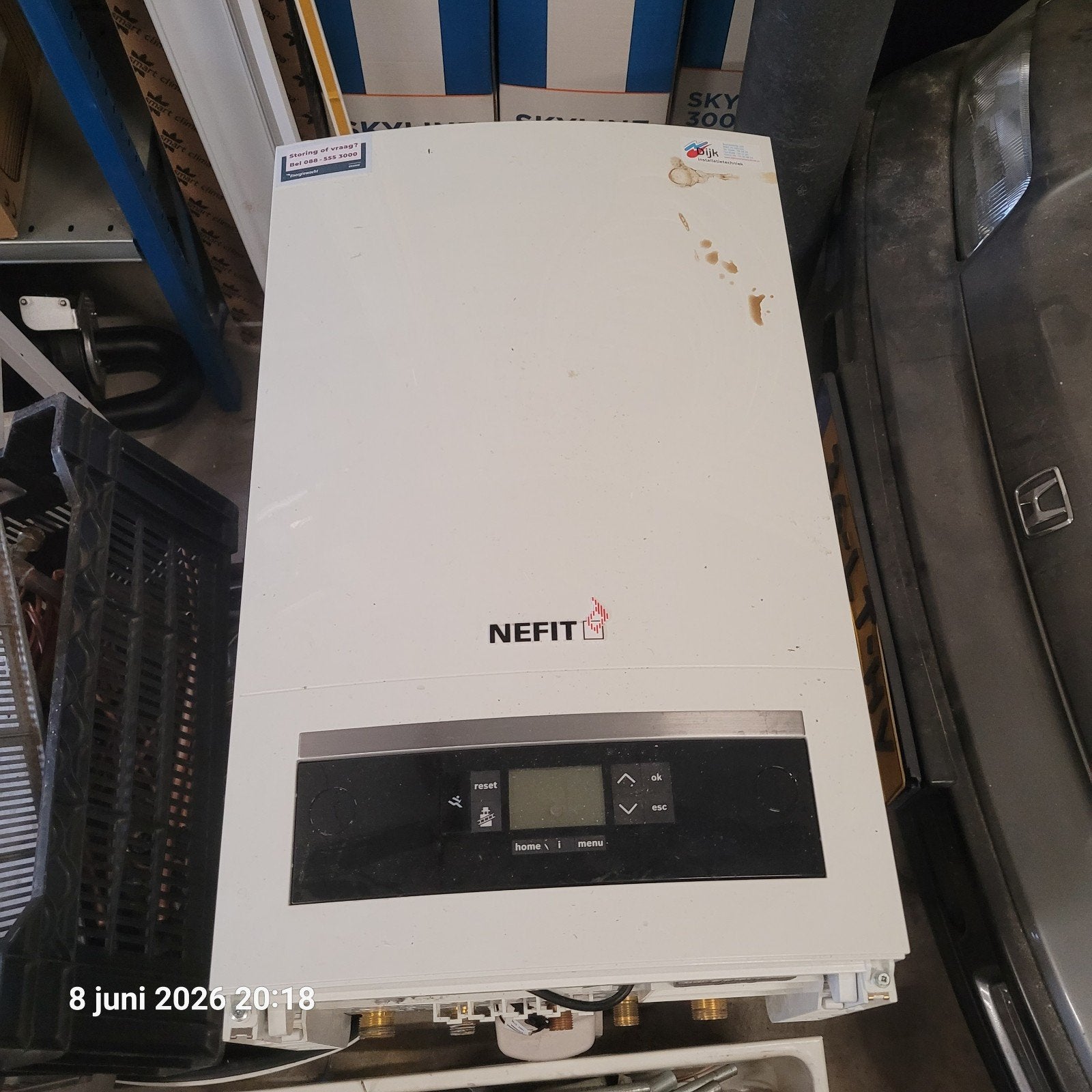 Nefit trendline, Doe-het-zelf en Verbouw, Geisers en Boilers, Minder dan 20 liter, Ophalen of Verzenden, Geiser