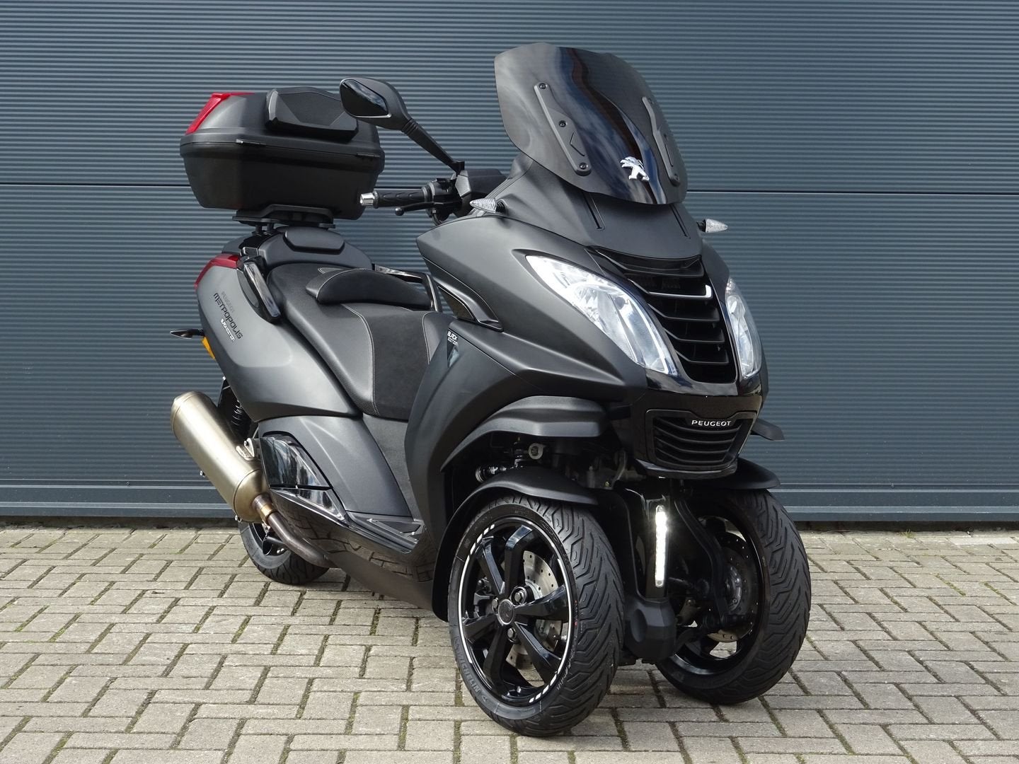 PEUGEOT METROPOLIS 400 2020 Black Edition ZGAN weinig KM ABS, Motoren, Scooter, Bedrijf, Onbekend, 399 cc