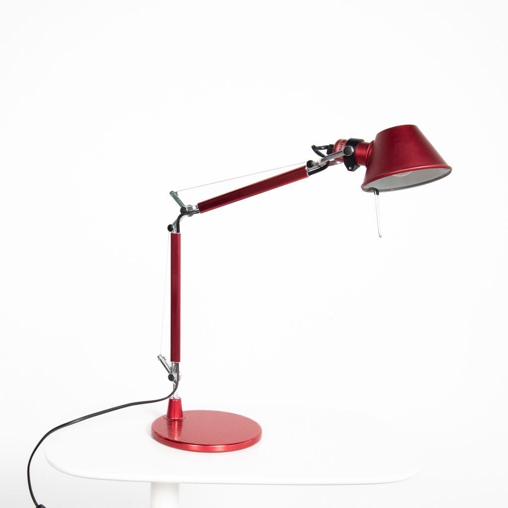 Artemide Tolomeo Micro Tafellamp Rood